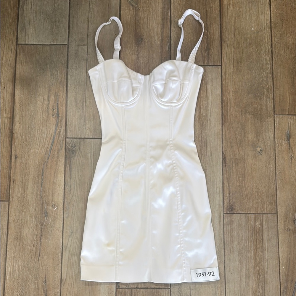 Dolce & Gabbana White Bustier Cocktail Dress